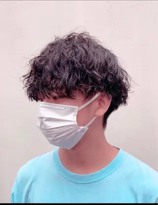 ショート パーマ パーマ職人 渡邊 優雅のヘアスタイル
