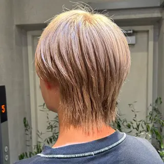 カラー メンズ 🫧💞ハイトーン 瀧田 菜々花🦄🫧のヘアスタイル
