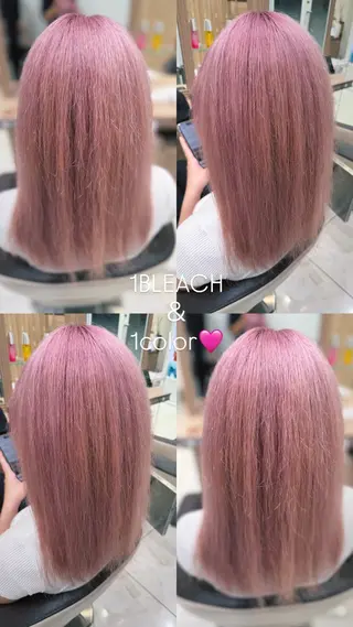 カラー 🦄ブリーチ特化‼️ Ash小岩YUTAのヘアスタイル