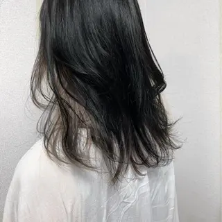 セミロング 韓国ヘア&ショート ボブ💜桑原のヘアスタイル