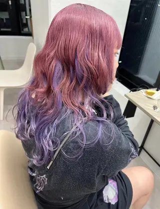 カラー デザイン×ダブルカラ ーHarusa🎀のヘアスタイル