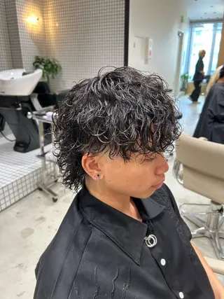パーマ メンズ 🐲ツイスパ🐲 フェード/龍のヘアスタイル
