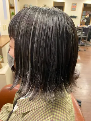 ミディアム カラー liL  hair サトウリョウタのヘアスタイル