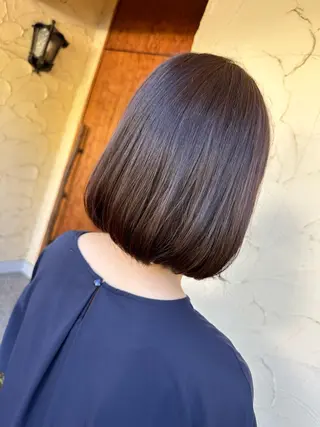 ミディアム 冨士 美織のヘアスタイル
