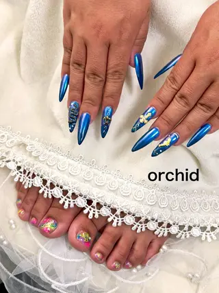 ネイル orchid ♡オーキッドのネイルデザイン