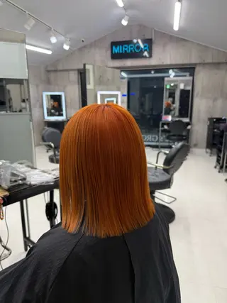ショート カラー メンズ 原色、デザインカラー オタク美容師かずきのヘアスタイル