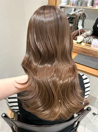 ロング 加藤 乃彩のヘアスタイル