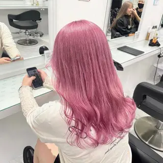 ロング カラー ヘアアレンジ ♥️暖色支持多数 ♥️銀座 mioのヘアスタイル