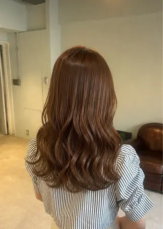 セミロング カラー AYAKO /ナチュラルヘア🌿のヘアスタイル