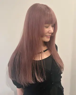 ロング Riko/ カットモデル募集❤︎のヘアスタイル