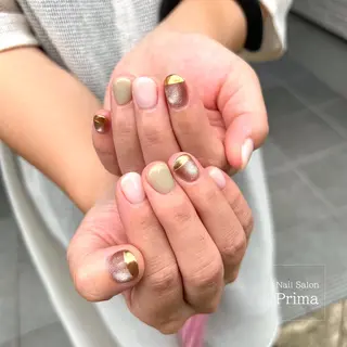 ショート ネイル SalonPrima 西院Nail&Eyeのネイルデザイン