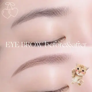 アイブロウ ダメージレス施術🥣 似合わせまつげ🪞のマツエク・マツパデザイン