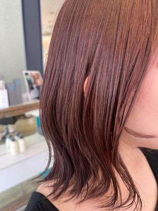 カラー ブリーチカラー募集 合澤のヘアスタイル
