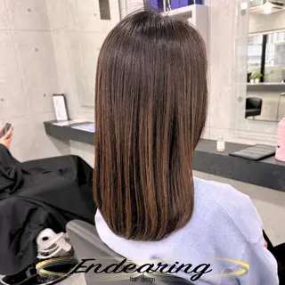 カラー 柳田 怜那/銀座 Endearingのヘアスタイル