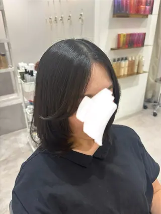 ミディアム 田中澪🩵ྀི /HUG横浜のヘアスタイル