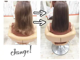 セミロング 鈴木 悠のヘアスタイル