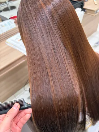 ロング 🐈‍⬛SARA🎀 縮毛矯正のヘアスタイル