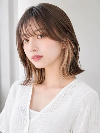 ミディアム Garden 浅草蔵前のヘアスタイル