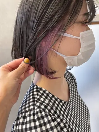 カラー 緒方リエ 時短ショート・ボブのヘアスタイル