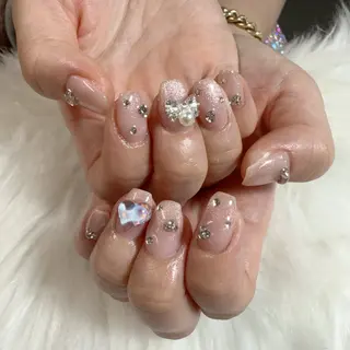 ネイル 🎀nana🫧 ワンホンネイル🎀のネイルデザイン