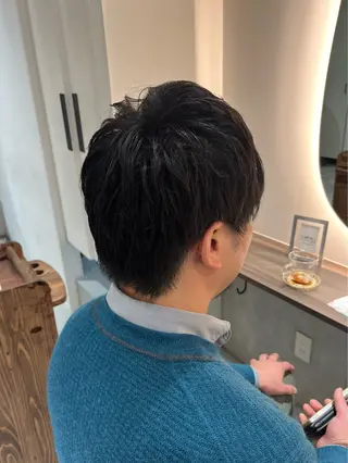 パーマ メンズ 池谷 茉耶のヘアスタイル