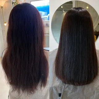セミロング 山下 阿雅のヘアスタイル