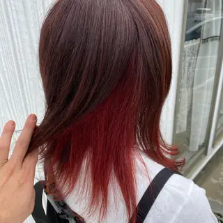 ミディアム 石川 信英のヘアスタイル