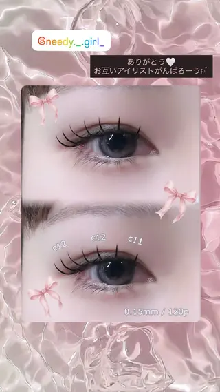 マツエク・マツパ HONOKA ^. .^ ੭のマツエク・マツパデザイン