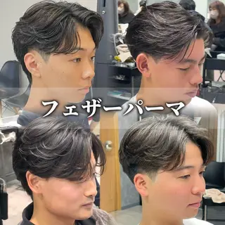 ショート メンズ 朝を時短✨️曲がる 縮毛矯正特化 /音頭のヘアスタイル