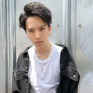 ショート カラー パーマ ヘアアレンジ メンズ 🌈トレンドヘア 🌈WATARU🌈のヘアスタイル