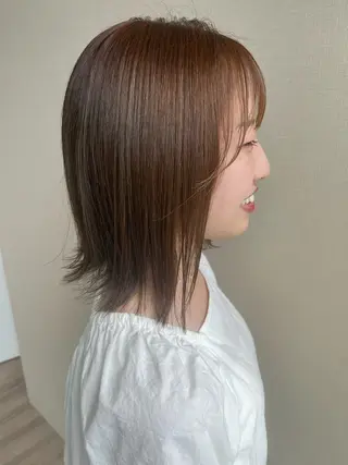 ミディアム レイヤーカット*艶* 蒲生四丁目*山保美月のヘアスタイル