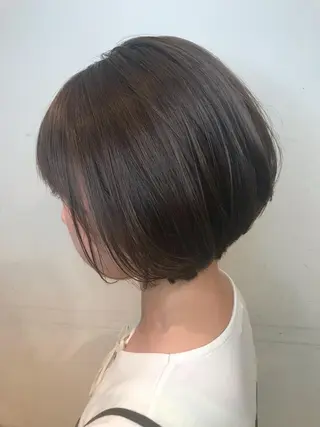 ショート カラー 縮毛矯正/ 髪質改善 /ショート 圍 崇行のヘアスタイル