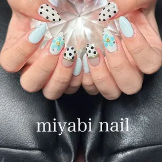ネイル miyabi nail 桂川駅近くのネイルデザイン