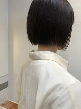 ショート カラー 赤み消しカラー/透 明感カラー/有吉優香のヘアスタイル