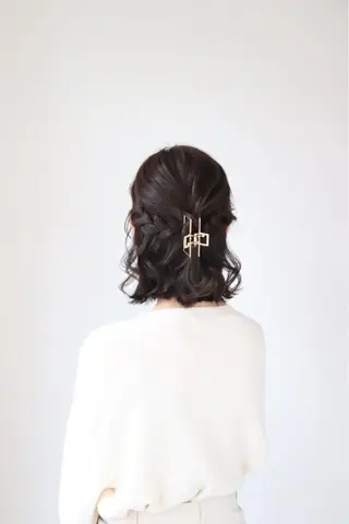 ミディアム ヘアアレンジ 🐧銀座/ショート/ ショートボブ広瀬🐧のヘアスタイル
