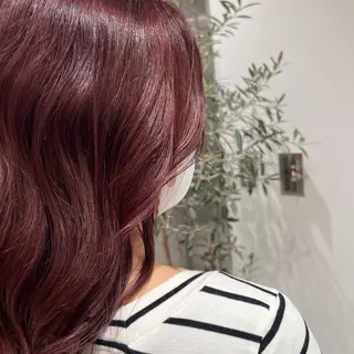 セミロング カラー ヘアアレンジ 小白井 由美のヘアスタイル