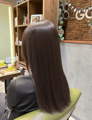 ロング 暖色カラー レイヤー/🩵かれんのヘアスタイル