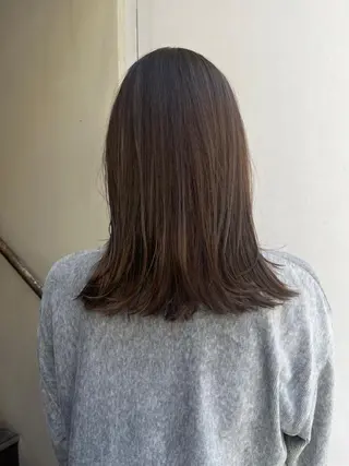 セミロング 韓国好き🇰🇷 美容師MIKUのヘアスタイル