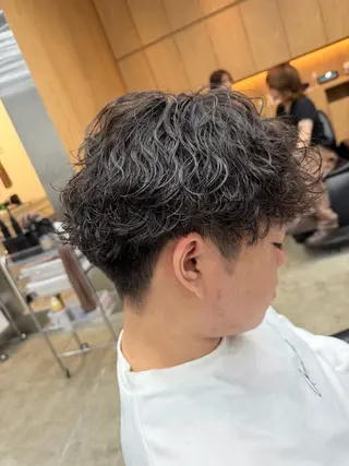 パーマ メンズ fifth天神 パーマ特化/石橋航海のヘアスタイル