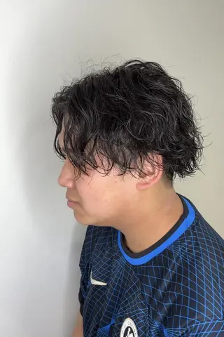 ミディアム パーマ メンズ aDALil ATSUYAのヘアスタイル