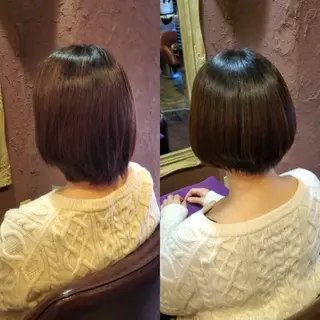 ショート パーマ 髪質改善 常世田のヘアスタイル