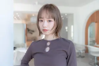 ショート 増渕 里奈のヘアスタイル
