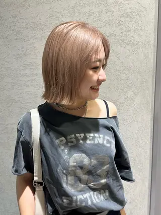 ショート urara♡/ Bob.透明感カラーのヘアスタイル