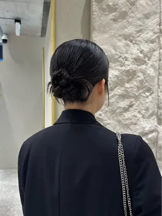 ミディアム ヘアアレンジ 銀座/ヘアセット/ 島村美帆のヘアスタイル
