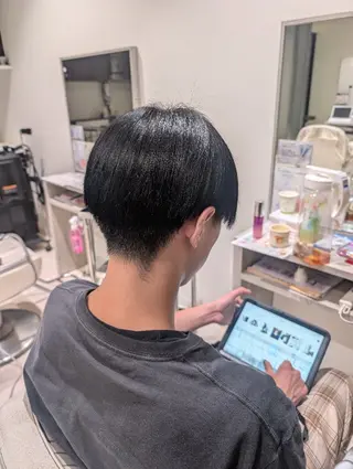 メンズ ショート 田端みおと🐱 SoZoBridgeのヘアスタイル
