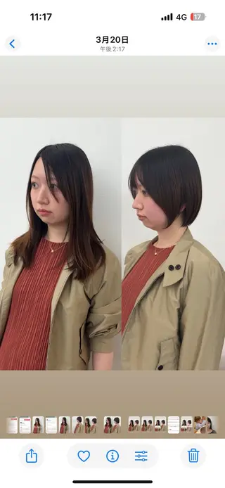ショート 新宿　ショート・ボブ カットモデル募集のヘアスタイル