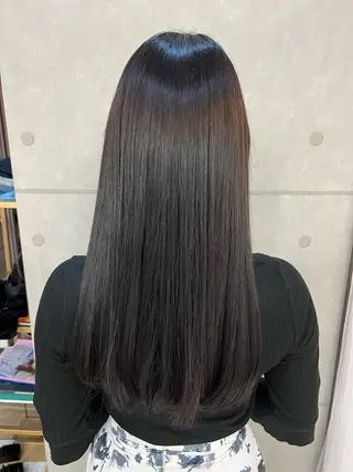 ロング カラー パーマ 艶髪専門美容師🏄 kazuレスlessのヘアスタイル
