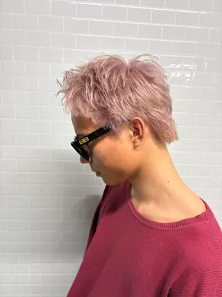 ショート カラー メンズ 高久 翔大のヘアスタイル