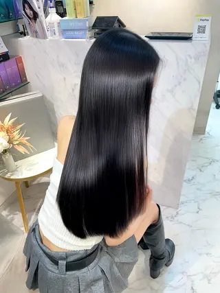 ロング 神楽坂/縮毛矯正/ 髪質改善/香村優弥のヘアスタイル