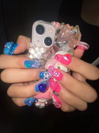 ネイル 個性派🌺推しネイル 💅💞hota🐇のネイルデザイン